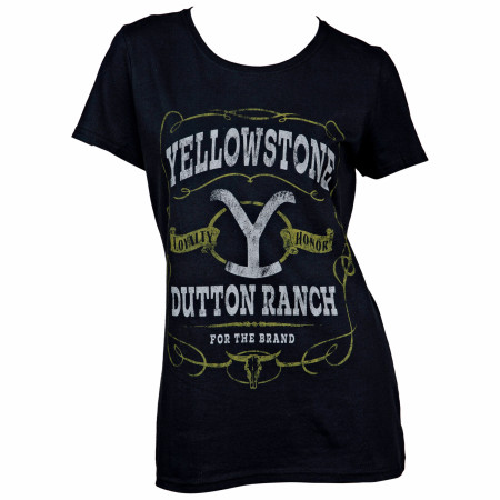 Yellowstone Dutton Ranch Loyalty Honor Mineral Wash Women's T-Shirt